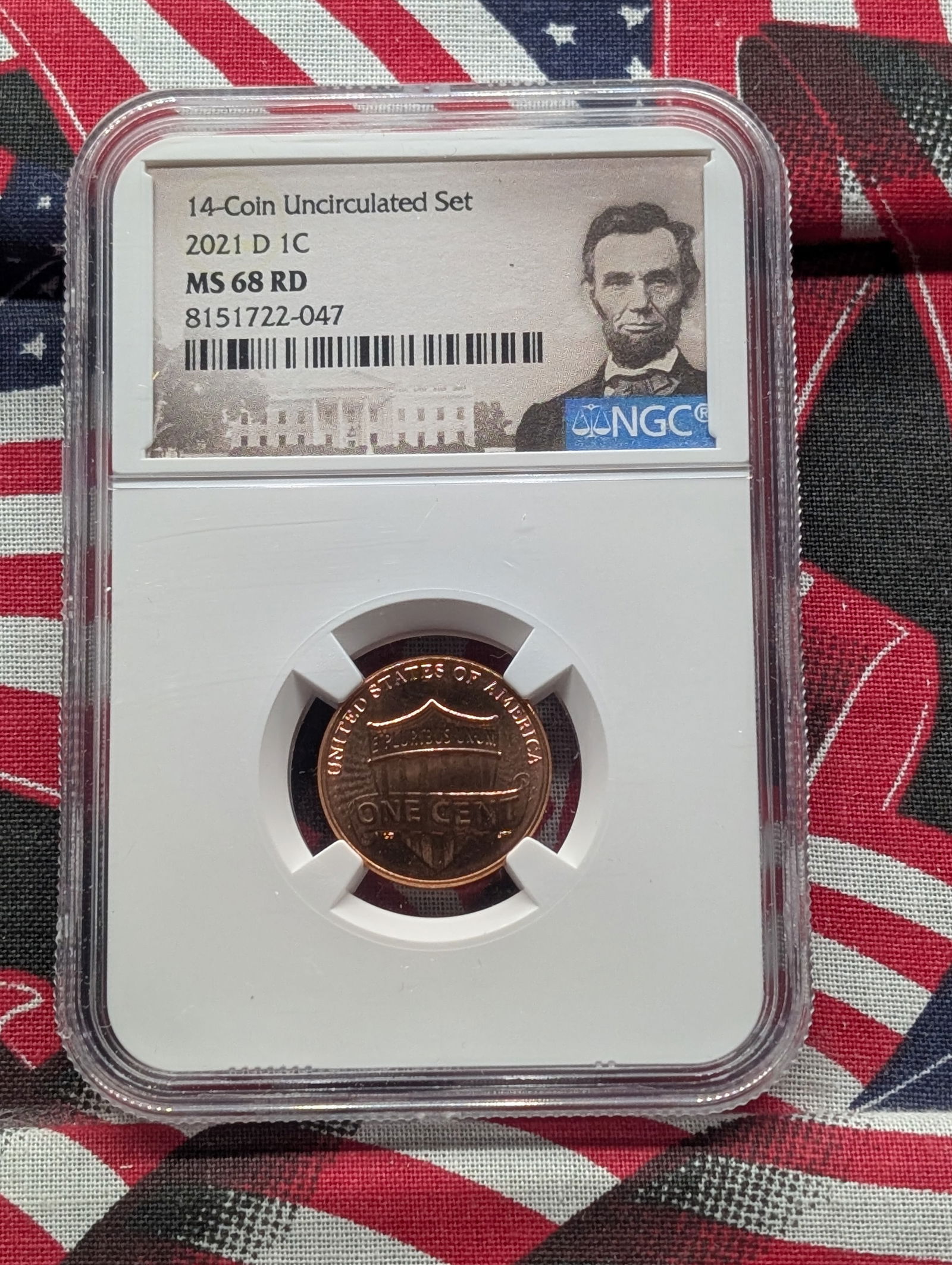 2021-D Lincoln Shield Cent, NGC MS 68 RD (1 of 4)