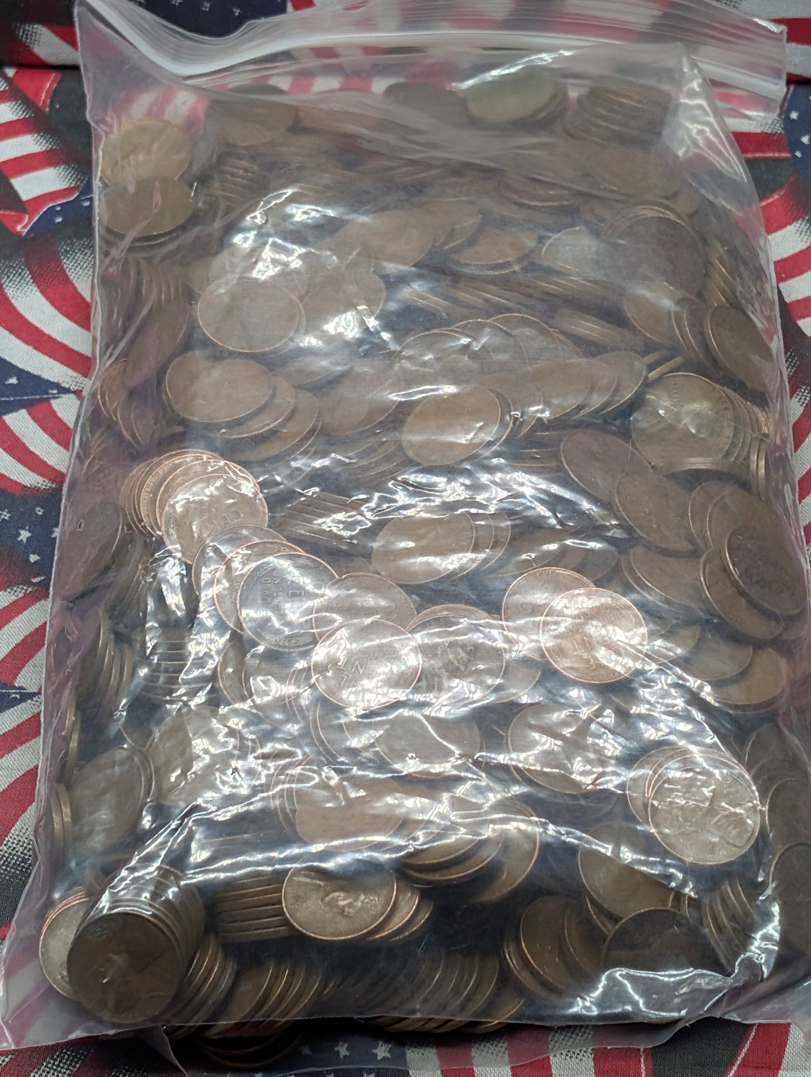 (1,000) 1940s & 1950s Lincoln Wheat Cents: (1,000) 1940s & 1950s Lincoln Wheat Cents