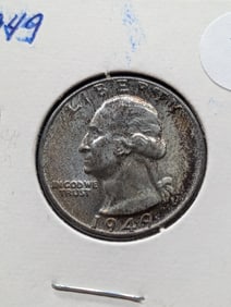 1949-P Washington Quarter - 90% Silver