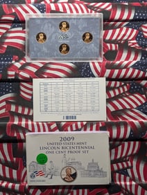 2009-S US Mint Lincoln Bicentennial One Cent Proof Set In OGP w/COA