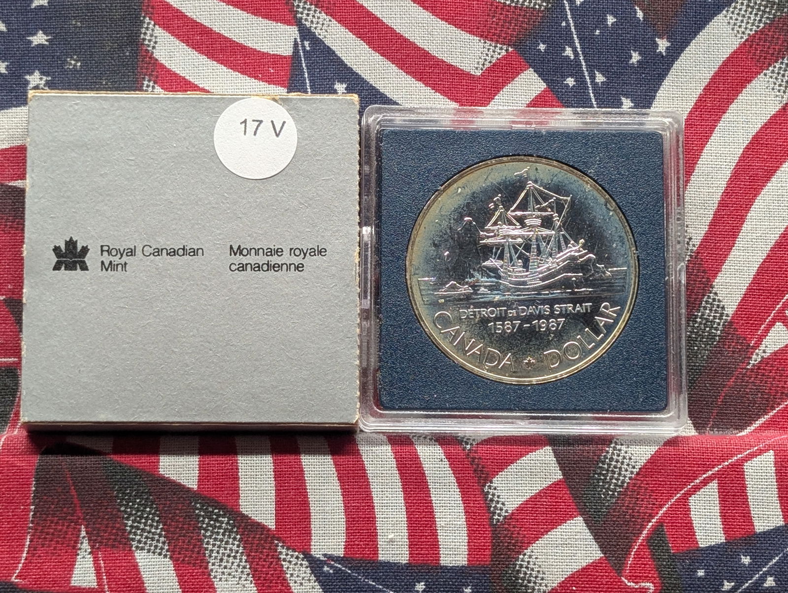 1987 Canada Detroit de Davis Strait One Dollar (1 of 3)