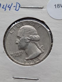 1944-D Washington Quarter - 90% Silver