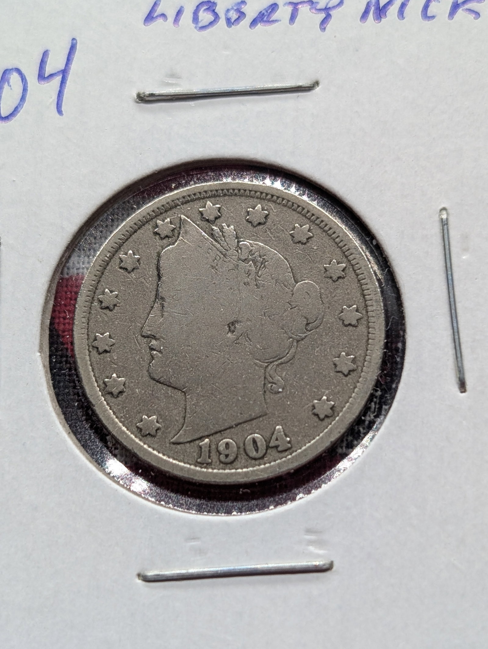1904 Liberty Head V Nickel: 1904 Liberty Head V Nickel