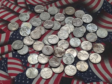 (100) 1943-P Wartime Steel Lincoln Wheat Cents