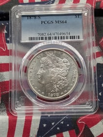 1878-S Morgan Dollar, PCGS MS 64 47049654