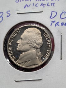 1978-S Jefferson Nickel From Mint Set, Proof