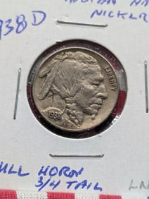1938-D Buffalo Nickel