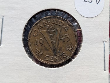 1943 Canada Victory Five Cents