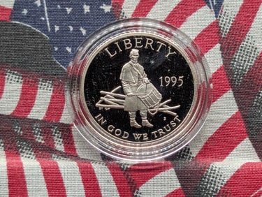 1995-S Civil War Battlefield Commemorative Half Dollar, NO BOX