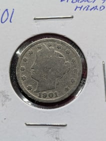 1901 Liberty Head V Nickel