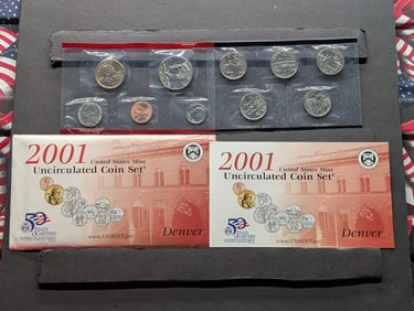 2001-D U.S. Mint Uncirculated Coin Set In OGP
