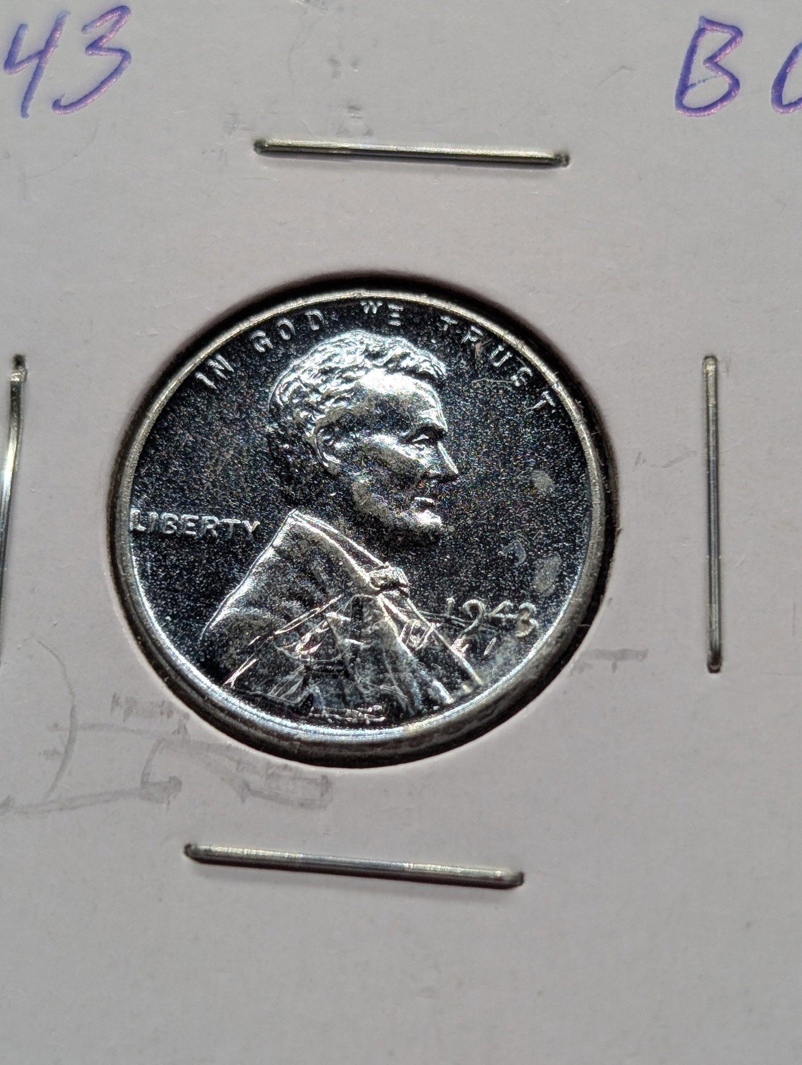 1943-P Steel Lincoln Wheat Cent: 1943-P Steel Lincoln Wheat Cent