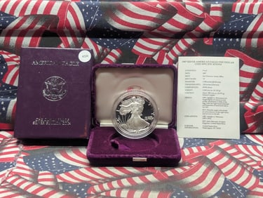 1987-S American Silver Eagle ,1 Oz. Fine Silver, .999 Troy Oz.