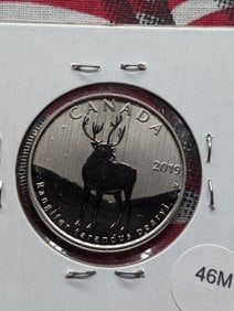 2019 Canada Wildlife Rangifer Tarandus Pearyi Caribou Fifty Cents