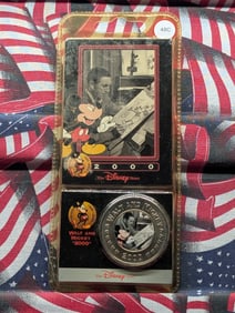 Disney's-Walt and Mickey, 2000-Harder to Find, Brand new in Plastic Case, Great gift!