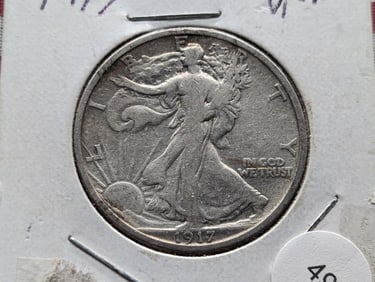 1917-P Walking Liberty Half Dollar