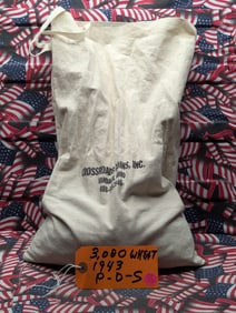 (3,000) 1943 P D & S Wartime Steel Lincoln Wheat Cents