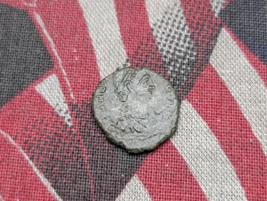 367-375 AD Ancient Roman Coin, Over 1,600 years old