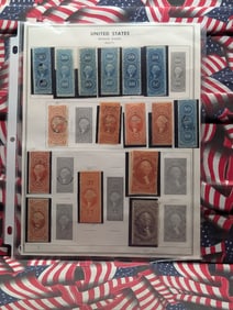 1862-71 US Revenue Stamps Rare