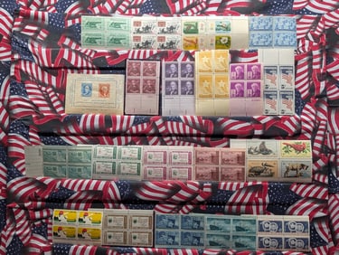 (20) Assorted US Plate Blocks All MOGNH