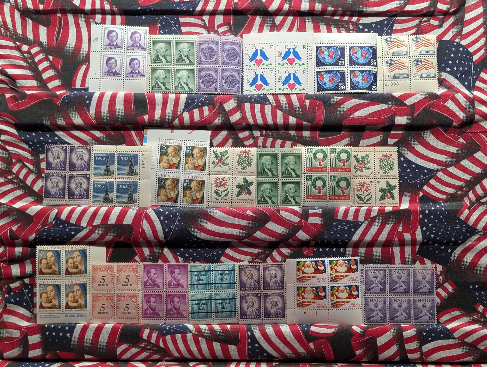 (20) Assorted US Plate Blocks All MOGNH (1 of 13)