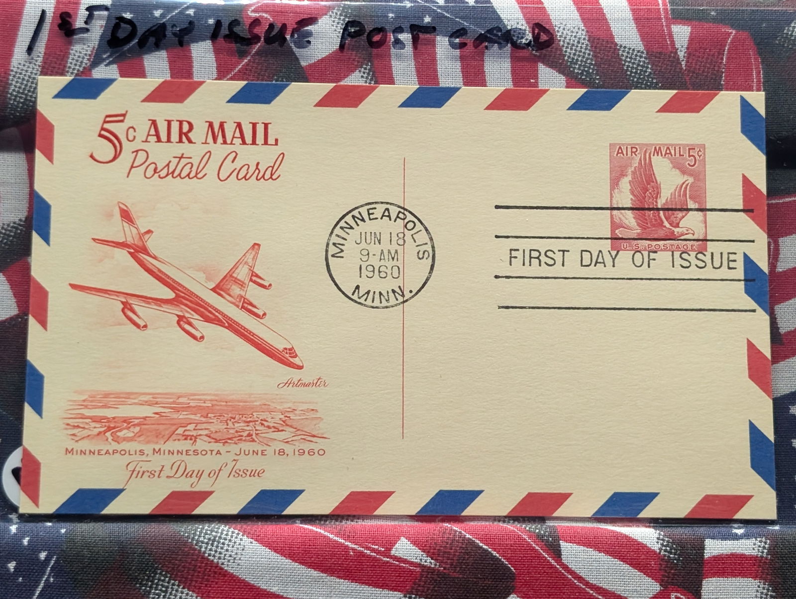 1960 1st Day Issue US Post Card Mint (1 of 2)