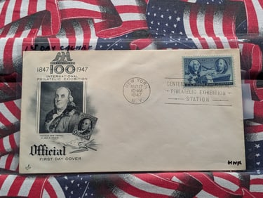 1947 1st Day Cachet Mint