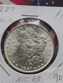 1887 Morgan Dollar