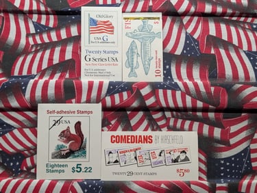 (4) Complete Booklets Stamps All MOGNH