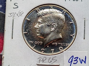1970-S Kennedy Half Dollar - 40% Silver Rare Key Date