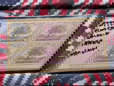 1935 Extremely Rare US Plate Block 772 MOGNH