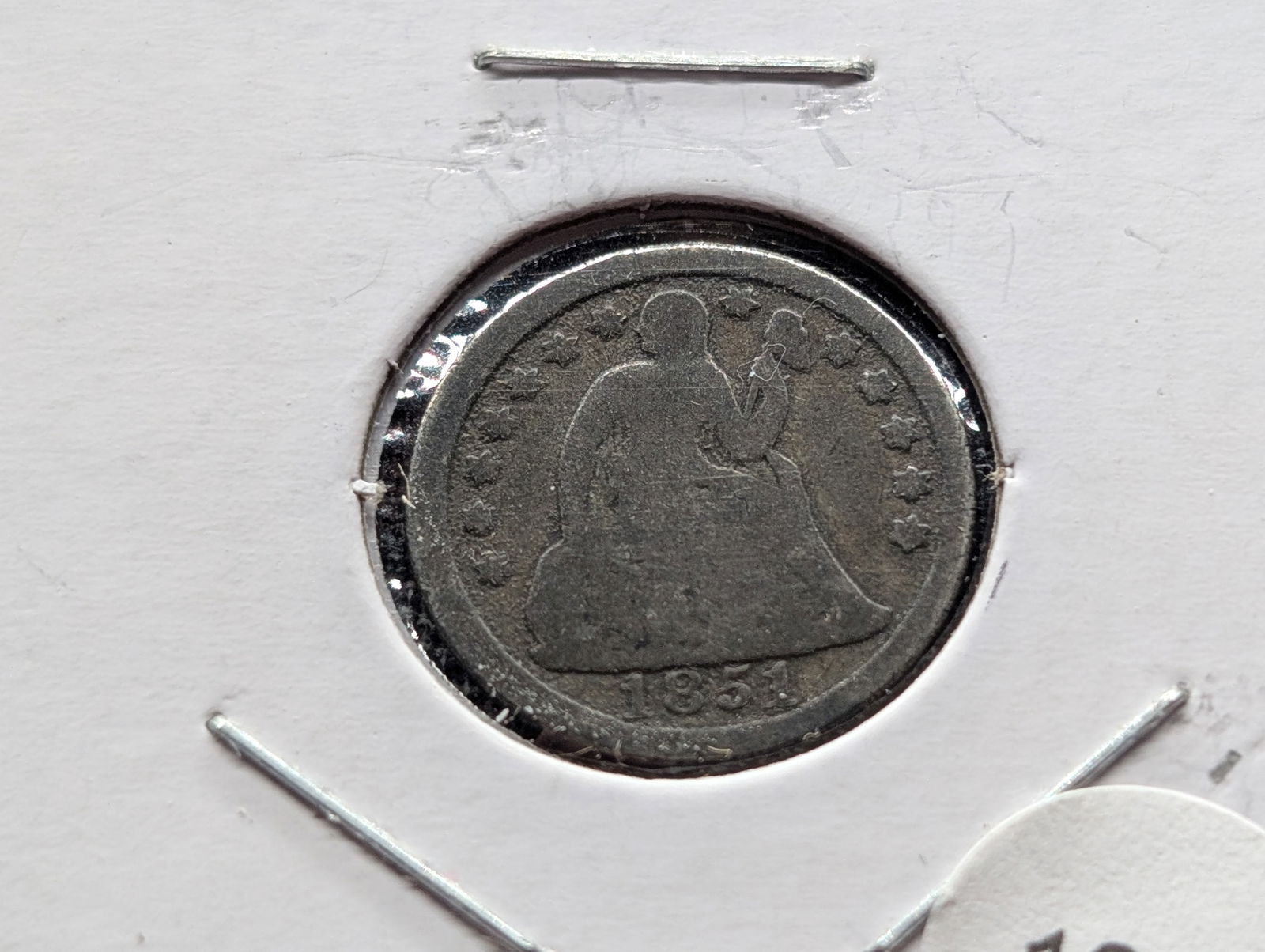 1851 Seated Liberty Dime (1 of 3)