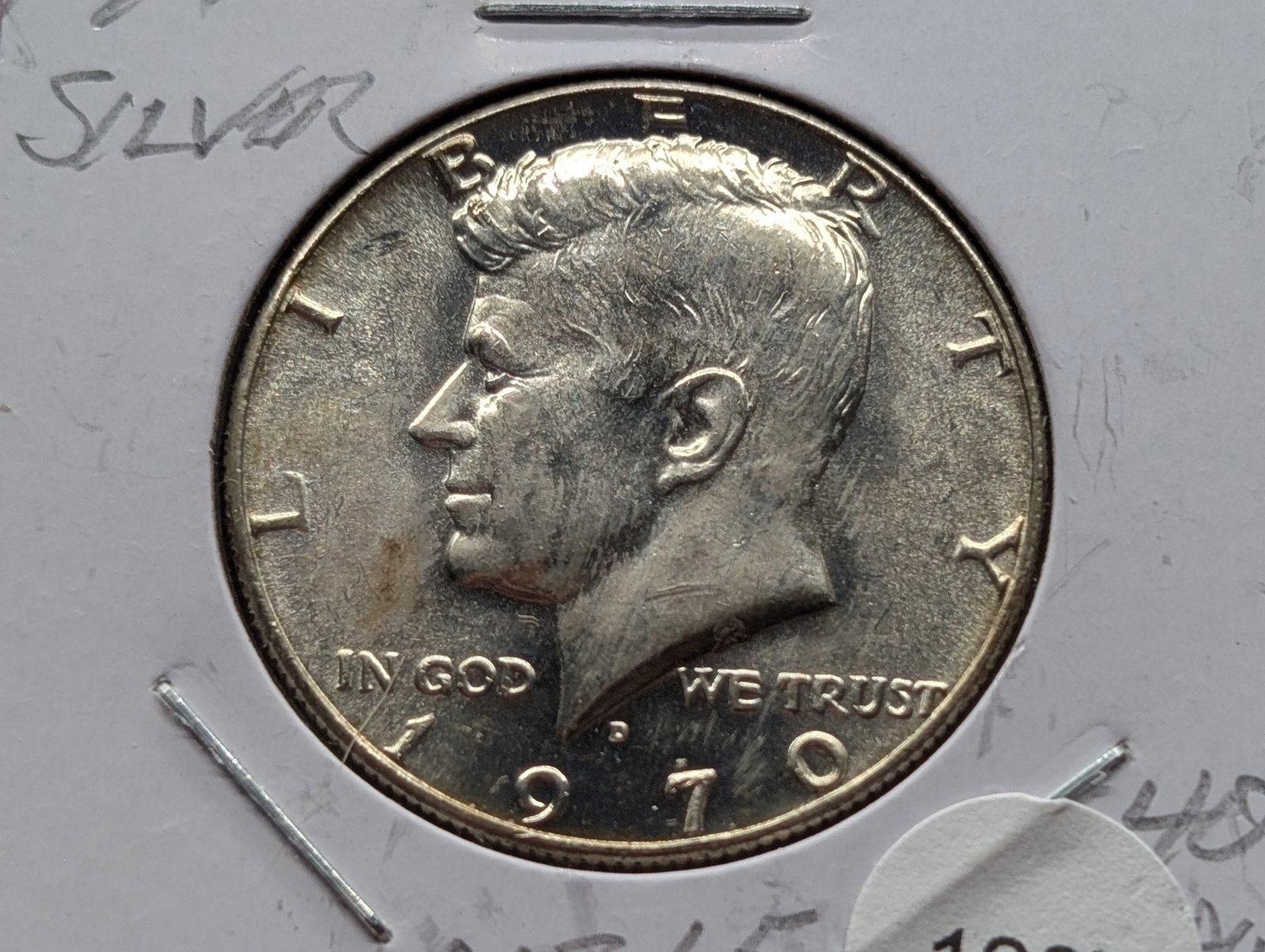 1970-D Kennedy Silver Dollar - 40% Silver Rare Key Date: 1970-D Kennedy Silver Dollar - 40% Silver Rare Key Date