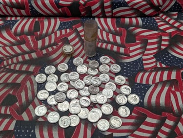 Roll of 1963 Roosevelt Dimes - BU - All 90% Silver