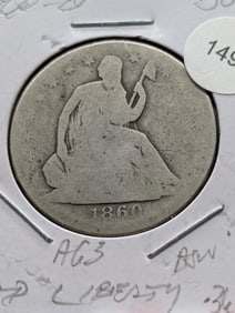 1860-O Seated Liberty Half Dollar