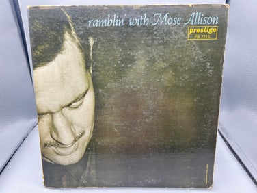 1961 Mose Allison Ramblin With Mose Vinyl Album - PRLP 7215
