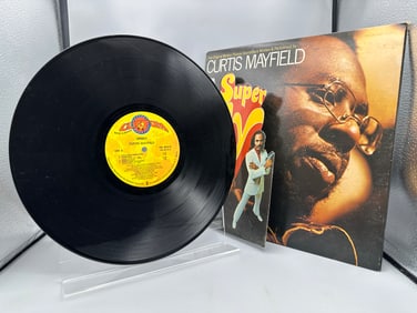 1972 Curtis Mayfield Superfly Vinyl Album - CRS 8014 ST