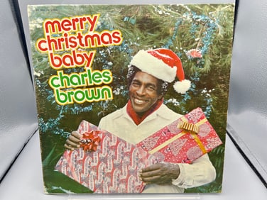 1977 Charles Brown Merry Christmas Baby Vinyl Album - BT 1003