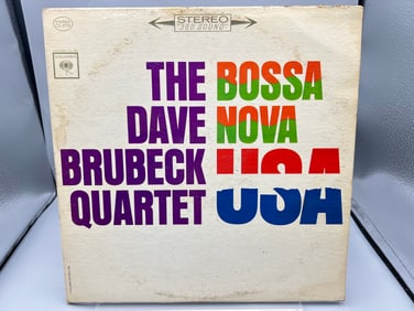 1963 The Dave Brubeck Quartet Bossa Nova U.S.A Vinyl Album - CS 8798 - Seam Splitting