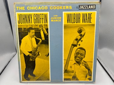 1960 Johnny Griffin And Wilbur Ware With Junior Mance The Chicago Cookers Reissue Vinyl Album - JLP