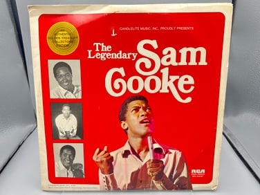1974 Sam Cooke The Legendary Vinyl Album - DPL3-0107 - Seam Splitting