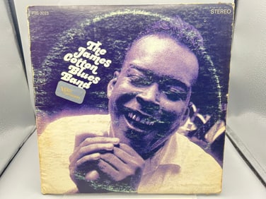 1967 The James Cotton Blues Band Self Titled Vinyl Album - FTS 3023 - Seam Splitting