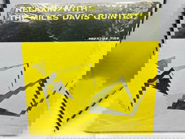 1964 The Miles Davis Quintet Relaxin With The Miles Davis Quintet Reissue Vinyl Album - PR 7129