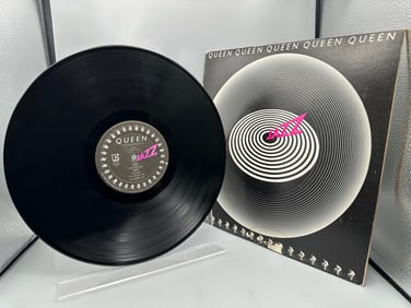 1978 Queen Jazz Vinyl Album W/ Poster - 6E-166