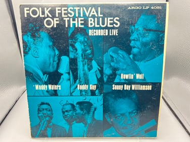 Unknown Release Date Folk Festival of The Blues Reissue Vinyl Album - LPS-4031