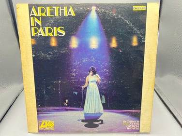 1968 Aretha Franklin Aretha In Paris Vinyl Album - SD 8207