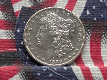 1899-O Morgan Silver Dollar w. Micro-o