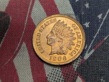 1906 RED Indian Head Cent
