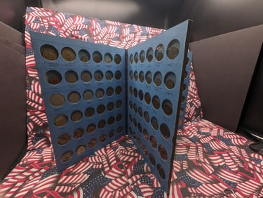 Various Coins of the World Collection in Large Album - Including Several Silver Coins