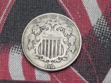 1872 Shield Nickel